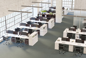 Мебель для персонала Metal System Style бенч-системы