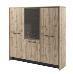 Кабинет руководителя Офисный шкаф трехсекционный левый Т-33-04 л