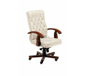 Кресло для руководителя DARWIN B кожа+кож.зам.