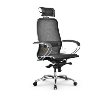 Кресло для руководителя SAMURAI S-2.04 MPES ЧЕРНЫЙ ПЛЮС