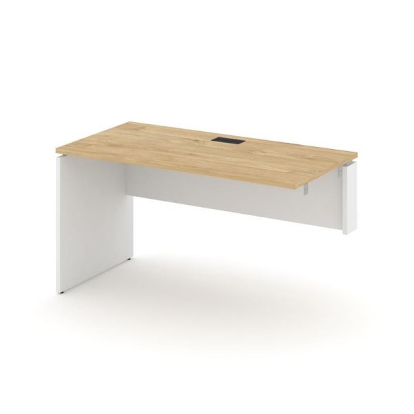 Стол-приставка к опорным элементам SN-D.OPRS-021(R) (980х800х750) (Тиквуд Светлый/Белый)