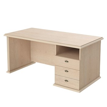 Стол руководителя однотумбовый (правый Raut RDT 168R 1600x800x750