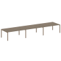 Переговорный стол 3 столешницы Metal System Style БП.ПРГ-3.5 5400x1235x750