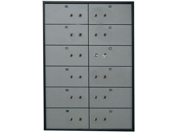 Блок депозитных ячеек VALBERG DB-12 DGL (Серый/Графит)