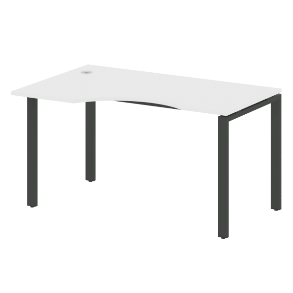 Стол криволинейный левый Metal System Style БП.СА-2 Л 1400x900x750