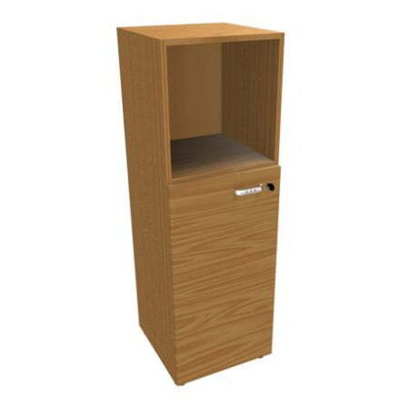 Шкаф средний с низкой дверью Z2 IDEB43M 430x450x1310 (Орех каналетто)
