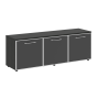 Тумба модульная черные дверки LT-TS 3.5 1650x450x580