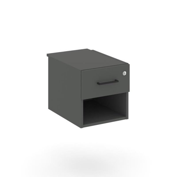 Тумба с 1 открытой нишей и 1 ящиком SN.TP-041 (343х453х356)