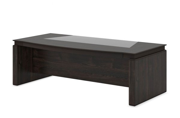 Стол письменный закруглённый FRANKLIN DM 230 (2300х1100х750) (Дуб Термо)