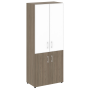 Шкаф для документов со стеклом белым LT.ST-1.2 R white
