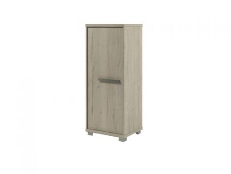 Шкаф с 4 полками Vestar Z-31-12 628x500x1538 (Дуб Галифакс белый/Бетон Чикаго)