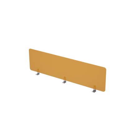 9БР.050.1 Барьер оргстекло, фронтальный (1000x4x300) (Orange)