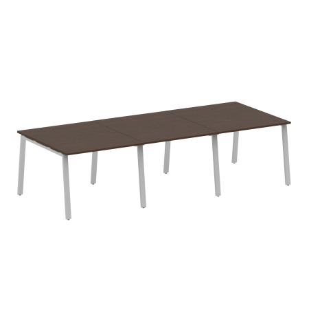 Стол для переговоров (3 столешницы) на А-образном м/к Metal System Style БА.ПРГ-3.1 3000x1235x750