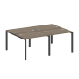 Рабочая станция на 4 раб. места Metal System Style БП.СМ-4.1 2000x1475x750