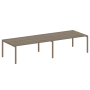 Переговорный стол 2 столешницы Metal System Style БП.ПРГ-2.5 3600x1235x750