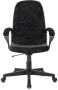 Кресло руководителя CH 002 Fabric черный Light-20 крестов. пластик