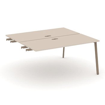 Двойной стол приставка к опорным тумбам ES.D.SPR-4-LP (1580х1500х750)