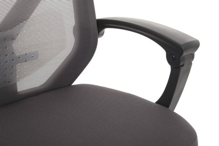Офисное кресло Oliver RCH W-203AC Черный пластик | Серый (Серый | Черный)