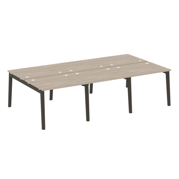 Рабочая станция на деревянных опорах Onix Wood OW.D.RS-6.1.8 2940x1635x750