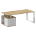 Стол руководителя с опорной тумбой, левый Shift SK.SRT-200 (L) (2000x904x753)