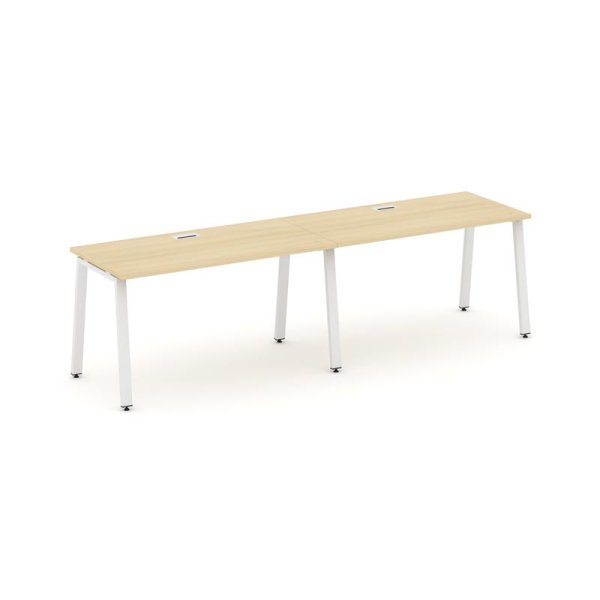 Рабочая станция 1 сторонняя SN-6A.ORS-022 (2360х800х750) (Акация Лорка/Металл Белый)