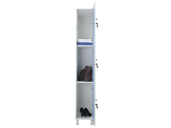 Шкаф для раздевалок WL 13-30 голубой/белый (Голубой | Белый)