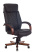 Кресло руководителя T-9924WALNUT черный кожа крестов. металл/дерево
