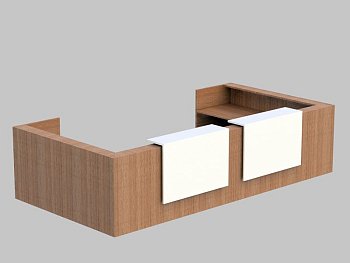 Композиция U-образная, верхний модуль лакировка Z2 Z2C31 L 4850x2510x1130