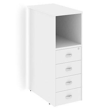 Тумба с подсветкой 4 ящика завершающая, левая Onix O.R-TV-4.SL 436x767x1185