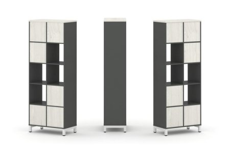 Набор стеллажа 1 сторонний, 5 ярусов SN.NS-521 (754х400х1982)